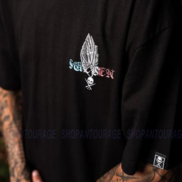 Sullen Art Collective Madre Virgen Standard SCM7053 Short Sleeve Men`s T-shirt - Picture 5 of 8
